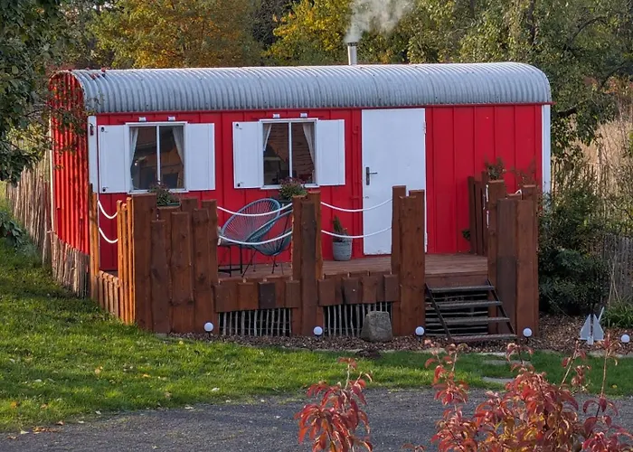 Auszeit Im Bauwagen Vakantiehuis Arnsdorf (Doberschau-Gaussig, Bautzen)